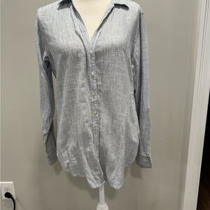 Abercrombie and fitch Classic Striped Blue Shirt